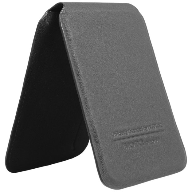 Audi Leather Wallet Card MagSafe magnetic with stand - black 4