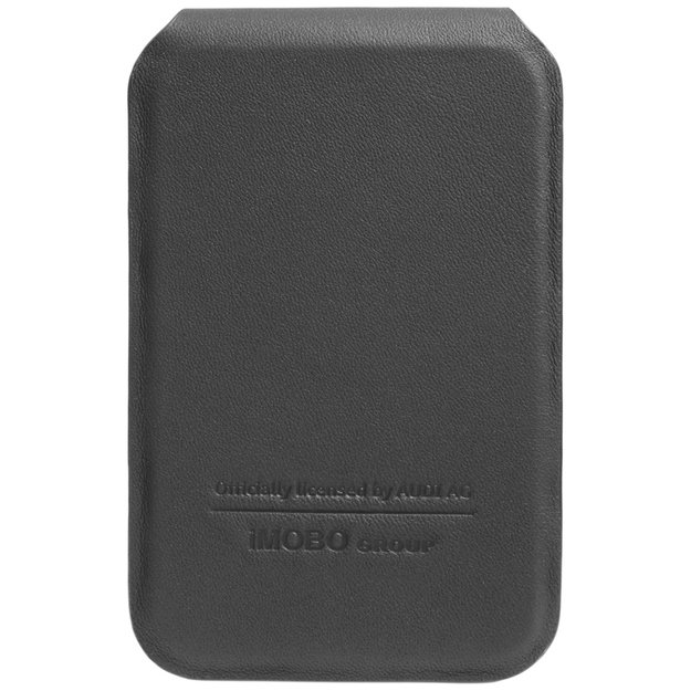 Audi Leather Wallet Card MagSafe magnetic with stand - black 1