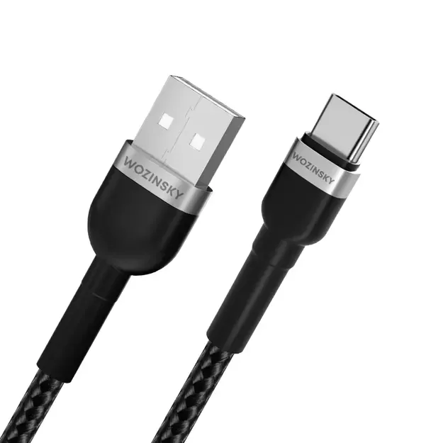 Wozinsky WNBAC2 USB-A / USB-C 2.4A cable 2 m - black 3