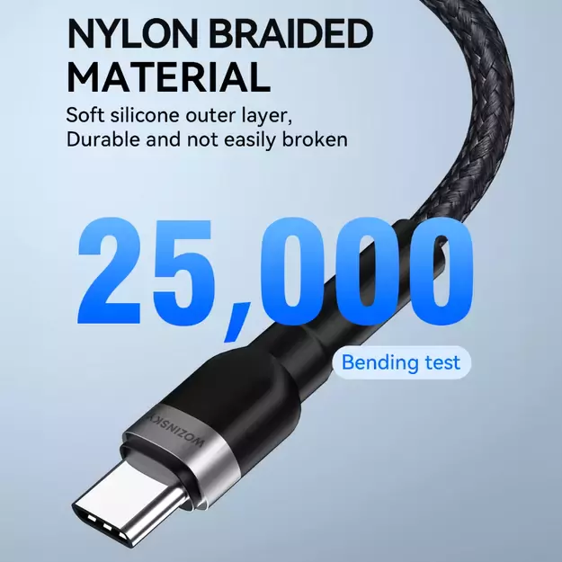 Wozinsky WNBAC2 USB-A / USB-C 2.4A cable 2 m - black 7