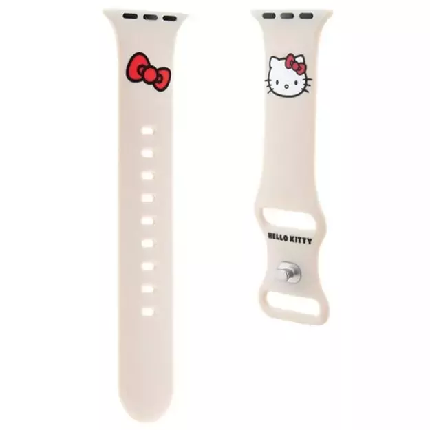 Hello Kitty Silicone Kitty Head strap for Apple Watch 38/40/41mm - beige 2