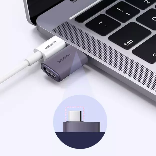 Ugreen US320 USB-C HDMI adapter - gray 10