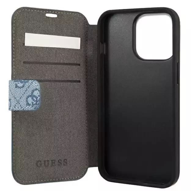 Guess 4G Stripe Case for iPhone 13 Pro / 13 6.1&quot  - Blue 4