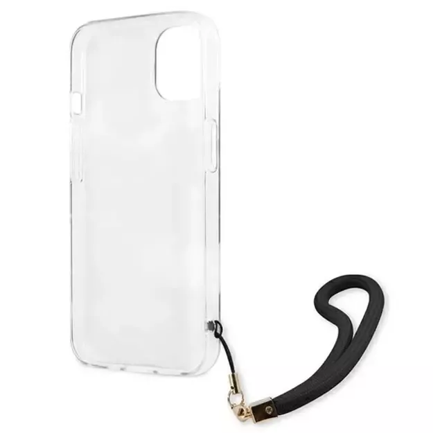 Guess GUHCP13MKCABBK iPhone 13 6.1&quot  black/black hardcase Camo Strap Collection 7