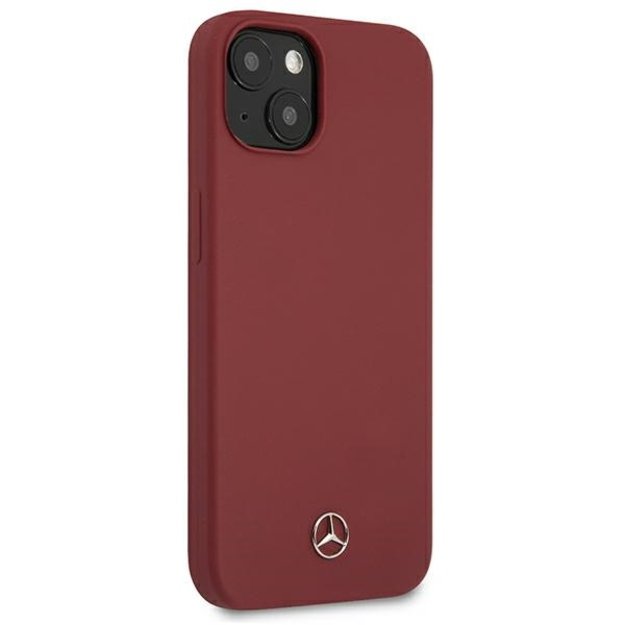 Mercedes MEHCP13SSILRE iPhone 13 mini 5,4  czerwony/red hardcase Silicone Line 10
