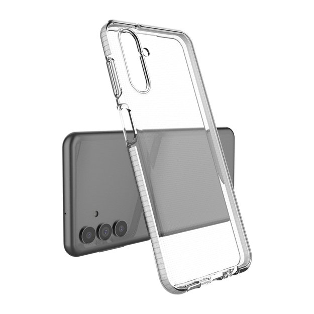 Spring Case Cover Gel Cover with Color Frame for Samsung Galaxy A13 5G Light Pink 5