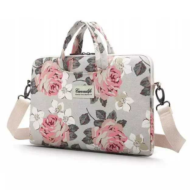Canvaslife Briefcase Laptop Bag 15-16&#39 &#39  - White/Pink