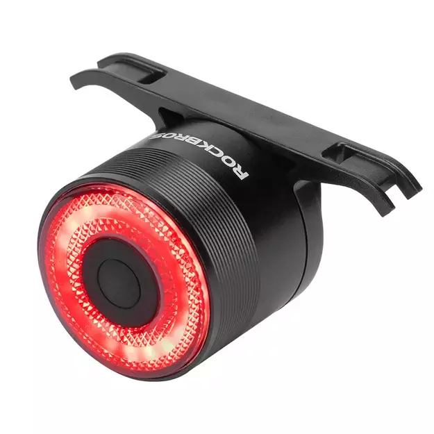 Rockbros Q3 Rear Bike Light with Smart Stop System - Black 1