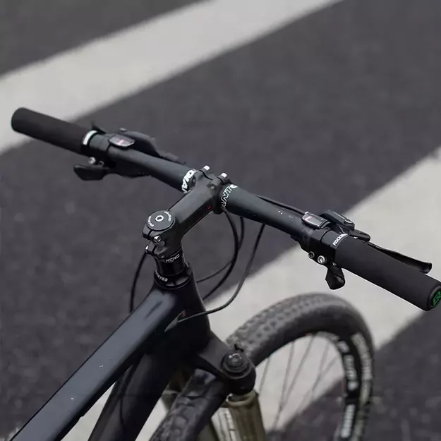Rockbros GMBT1001BK bicycle grips made of silicone foam - black 3