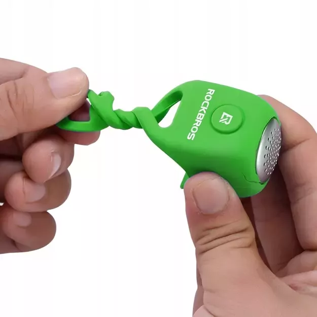 Rockbros CB1709GN electronic bicycle bell - green 4