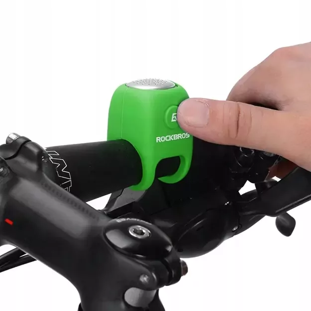 Rockbros CB1709GN electronic bicycle bell - green 2