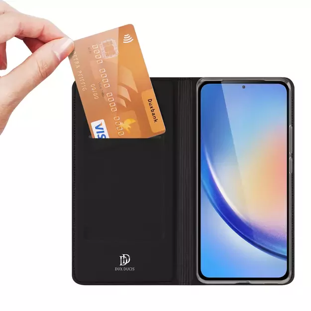 Dux Ducis Skin Pro case for Samsung A35 5G with flap - black 2