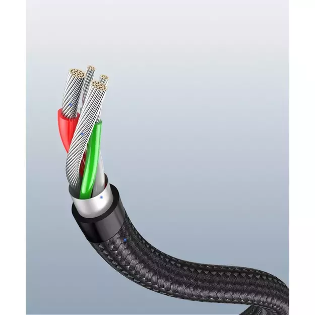 Ugreen US284 50942 USB-A (straight) / USB-C (angled) cable 3A 2m - gray 8