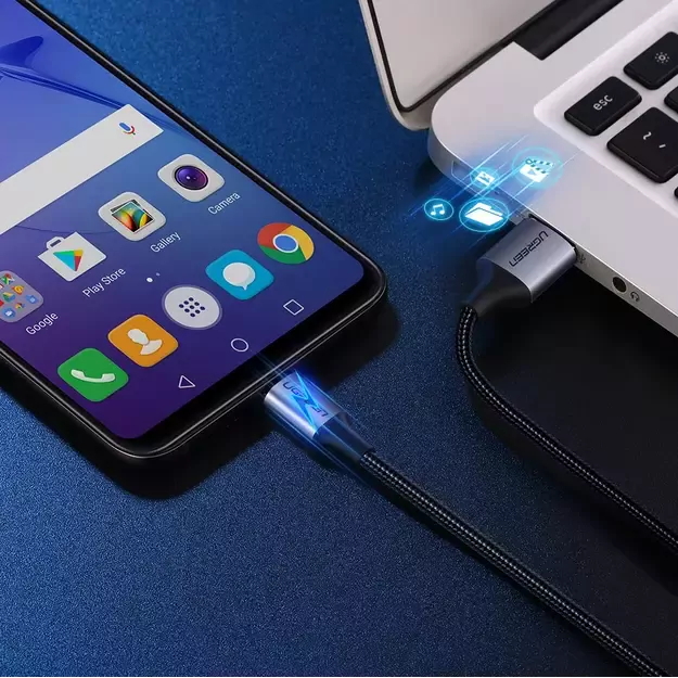 Ugreen US290 60146 USB-A / micro USB 2.4A cable 1m - gray 5