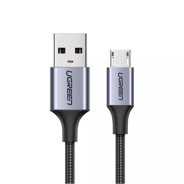 Ugreen US290 60146 USB-A / micro USB 2.4A cable 1m - gray 1