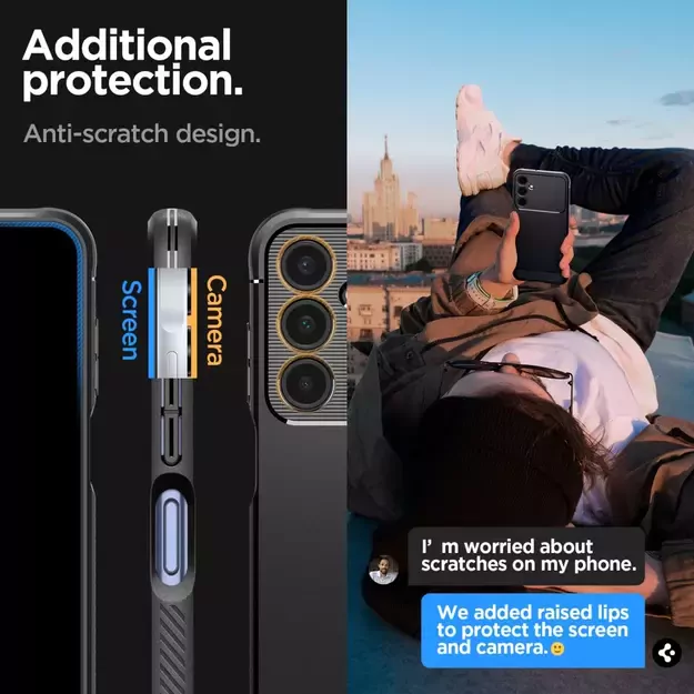 Spigen Rugged Armor Case for Samsung Galaxy A25 5G - Matte Black 19