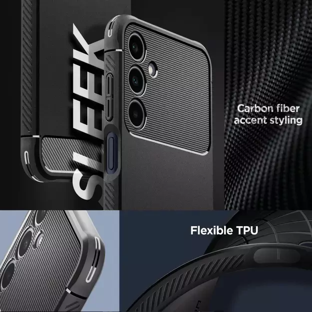 Spigen Rugged Armor Case for Samsung Galaxy A25 5G - Matte Black 16
