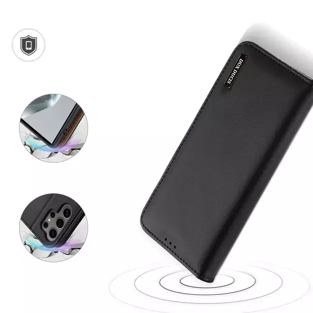 Dux Ducis Hivo case with flap and RFID blocking for Samsung S24 Galaxy Ultra - black 15