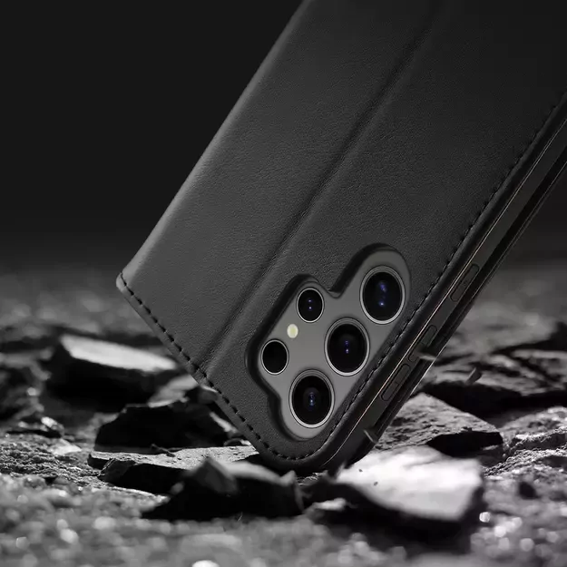 Dux Ducis Hivo case with flap and RFID blocking for Samsung S24 Galaxy Ultra - black 20