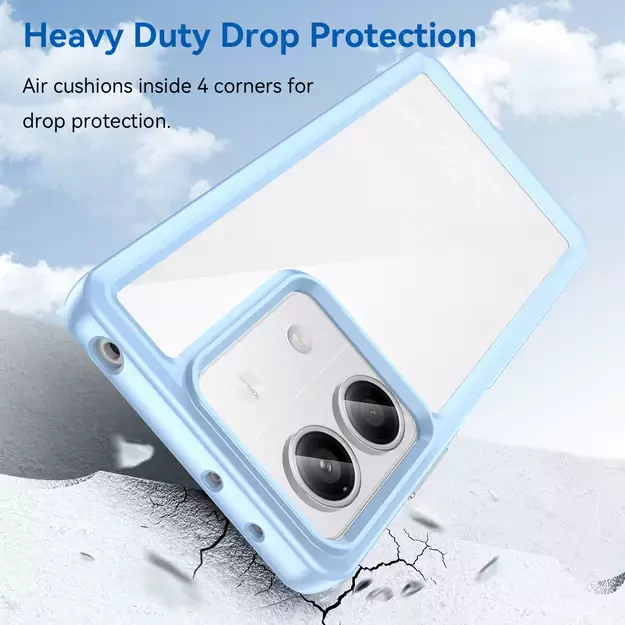 Outer Space Case with gel frame for Xiaomi Redmi Note 13 Pro - blue 9