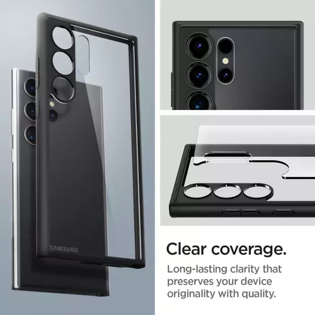 Spigen Ultra Hybrid Case for Samsung Galaxy S24 Ultra - Matte Black 24