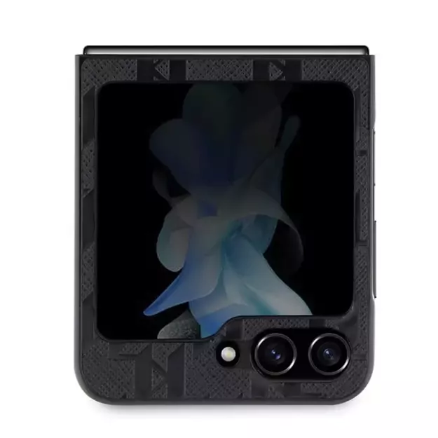 Karl Lagerfeld Saffiano Monogram Choupette Pin case for Samsung Galaxy Z Flip 5 - black 9