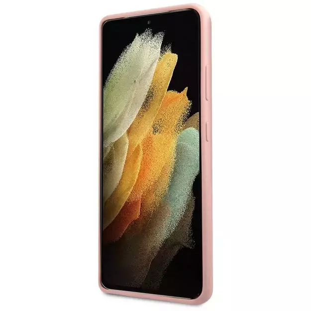 Guess GUHCS21LLSVSPI S21 Ultra G998 pink/pink hardcase Script Vintage 9