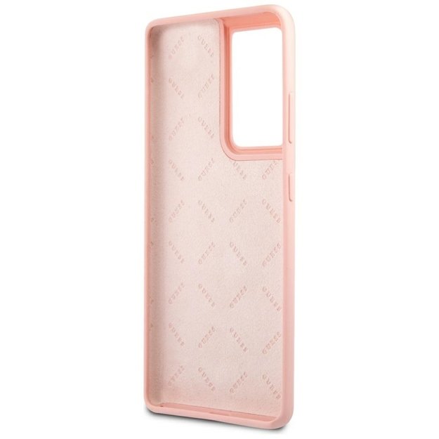Guess GUHCS21LLSVSPI S21 Ultra G998 pink/pink hardcase Script Vintage 4