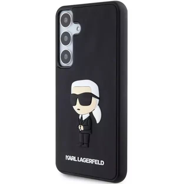 Karl Lagerfeld 3D Rubber Ikonik case for Samsung Galaxy S24+ - black 1