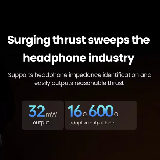 Ugreen CM545 DAC headphone amplifier from USB-C to 3.5 mm mini jack - black 5