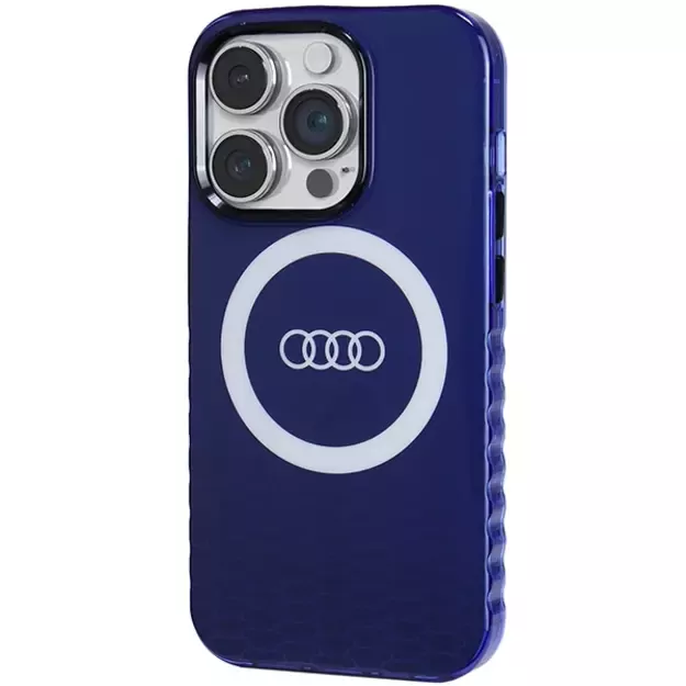 Audi IML Big Logo MagSafe case for iPhone 14 Pro - blue 1