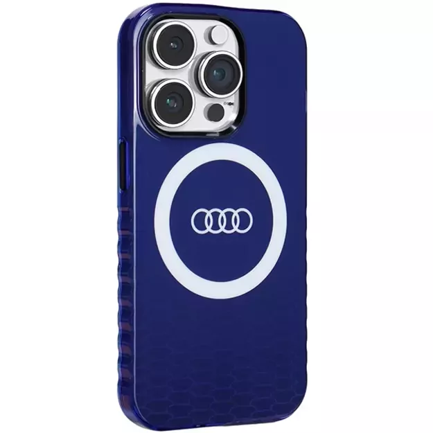 Audi IML Big Logo MagSafe case for iPhone 14 Pro - blue 5