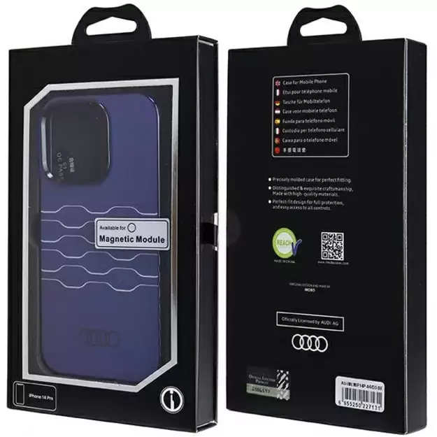 Audi IML MagSafe case for iPhone 14 Pro - blue 6