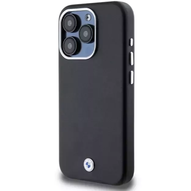 BMW Signature Wrapped Metal MagSafe case for iPhone 15 Pro - black 1