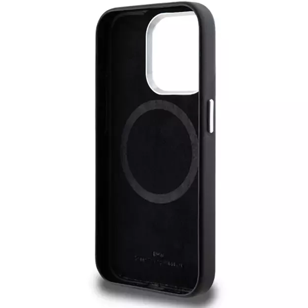 BMW Signature Wrapped Metal MagSafe case for iPhone 15 Pro - black 6