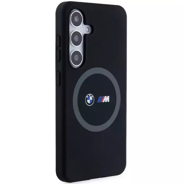 BMW M Silicone Printed Ring MagSafe case for Samsung Galaxy S24 - black 3