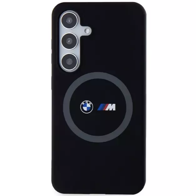 BMW M Silicone Printed Ring MagSafe case for Samsung Galaxy S24 - black 2
