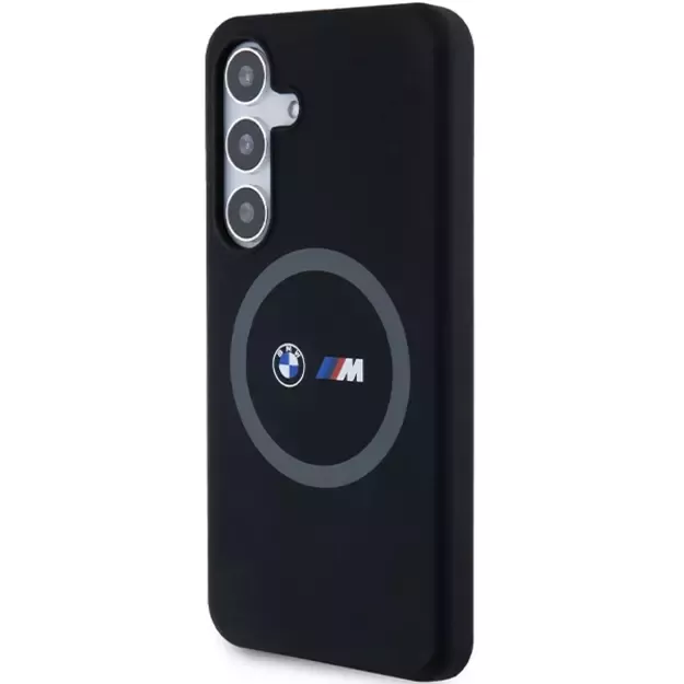 BMW M Silicone Printed Ring MagSafe case for Samsung Galaxy S24 - black 1