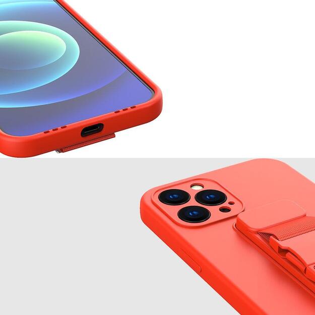 Rope Case Silicone Cover with Lanyard Purse Lanyard Strap for Xiaomi Redmi Note 11 Pro Pink 3