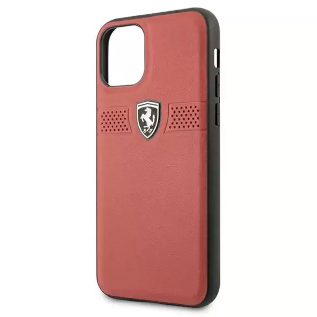 Ferrari FEOBAHCN58RE iPhone 11 Pro 5.8&quot  red/red hardcase Off Track Leather 3