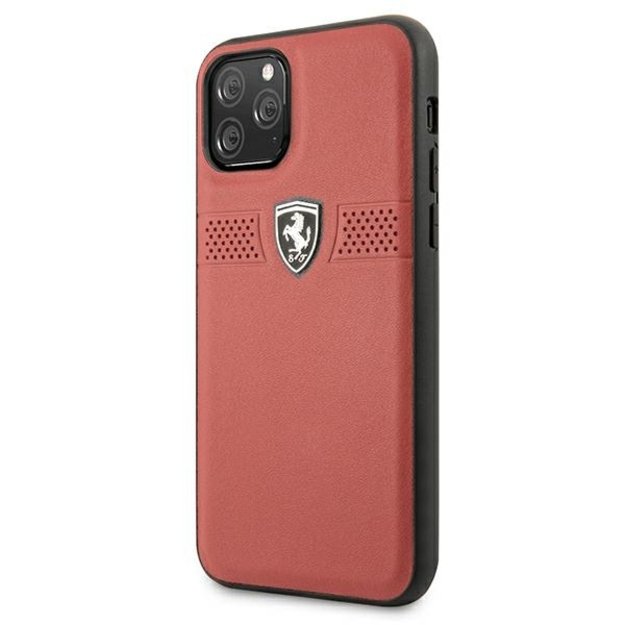 Ferrari FEOBAHCN58RE iPhone 11 Pro 5.8&quot  red/red hardcase Off Track Leather 8