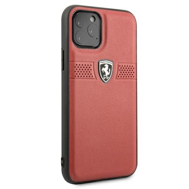 Ferrari FEOBAHCN58RE iPhone 11 Pro 5.8&quot  red/red hardcase Off Track Leather 11