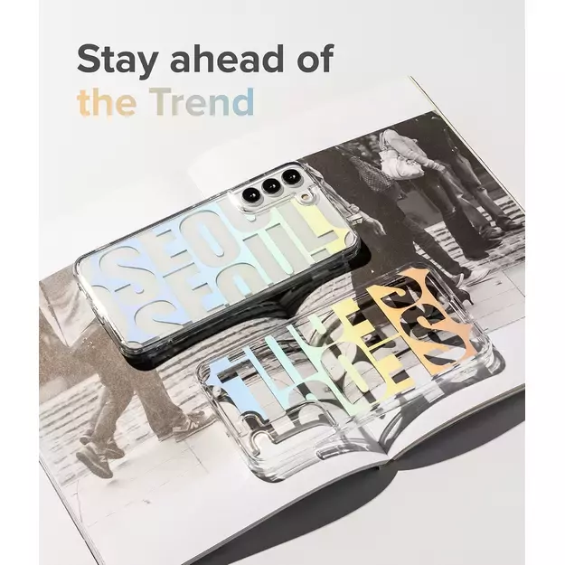 Ringke Fusion Design Armored Case Cover with Gel Frame for Samsung Galaxy S22 + (S22 Plus) transparent (Seoul) (F593R89) 13