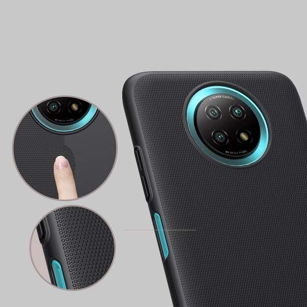 Nillkin Super Frosted Shield reinforced case cover for Xiaomi Redmi Note 9T 5G black 11