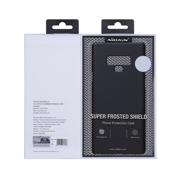 Nillkin Super Frosted Shield reinforced case cover for Xiaomi Redmi Note 9T 5G black 5