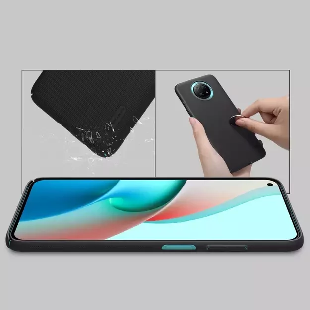 Nillkin Super Frosted Shield reinforced case cover for Xiaomi Redmi Note 9T 5G black 28