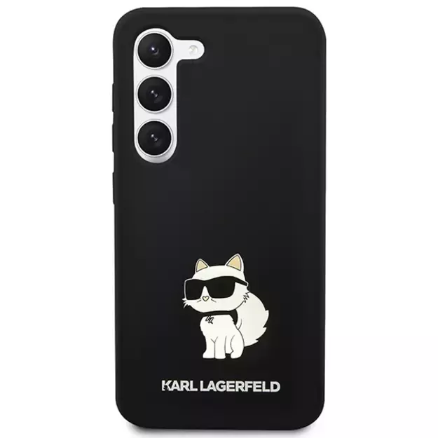 Karl Lagerfeld Silicone Choupette case for Samsung Galaxy S24+ - black 2