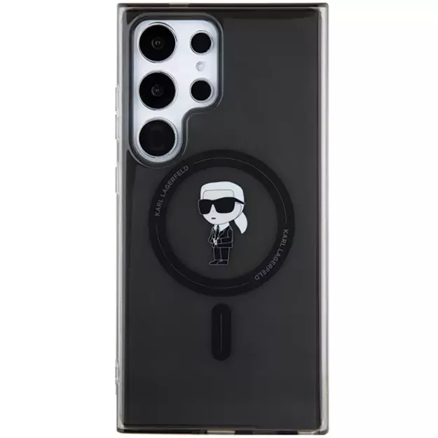 Karl Lagerfeld IML Ikonik MagSafe Case for Samsung Galaxy S24 Ultra - Black 2