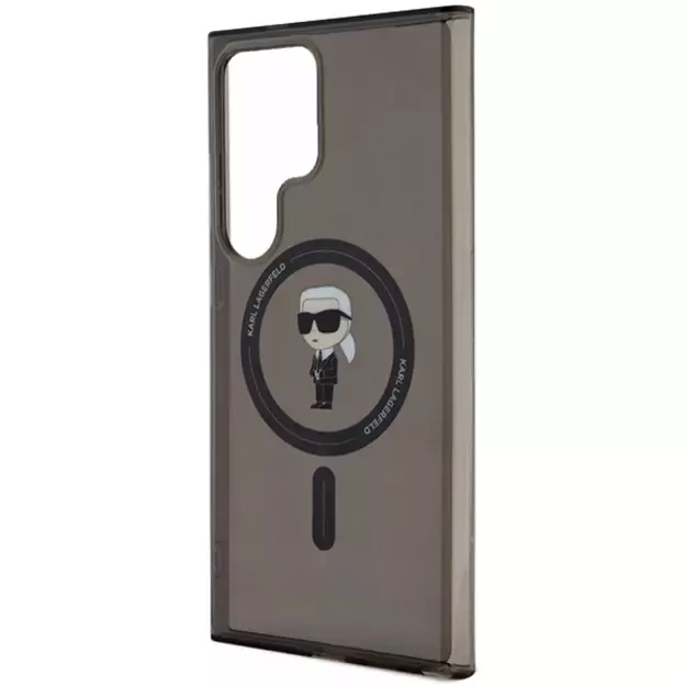 Karl Lagerfeld IML Ikonik MagSafe Case for Samsung Galaxy S24 Ultra - Black 5