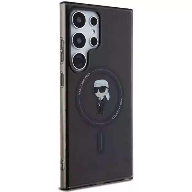 Karl Lagerfeld IML Ikonik MagSafe Case for Samsung Galaxy S24 Ultra - Black 3